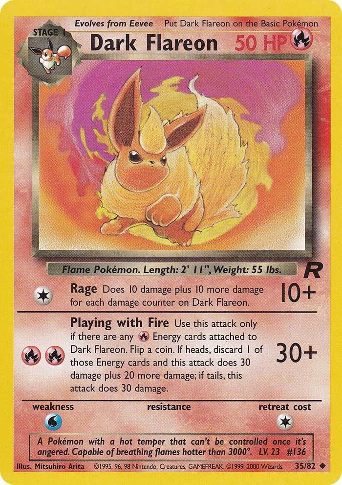 Dark Flareon (35/82) [Team Rocket Unlimited] | Exor Games Truro