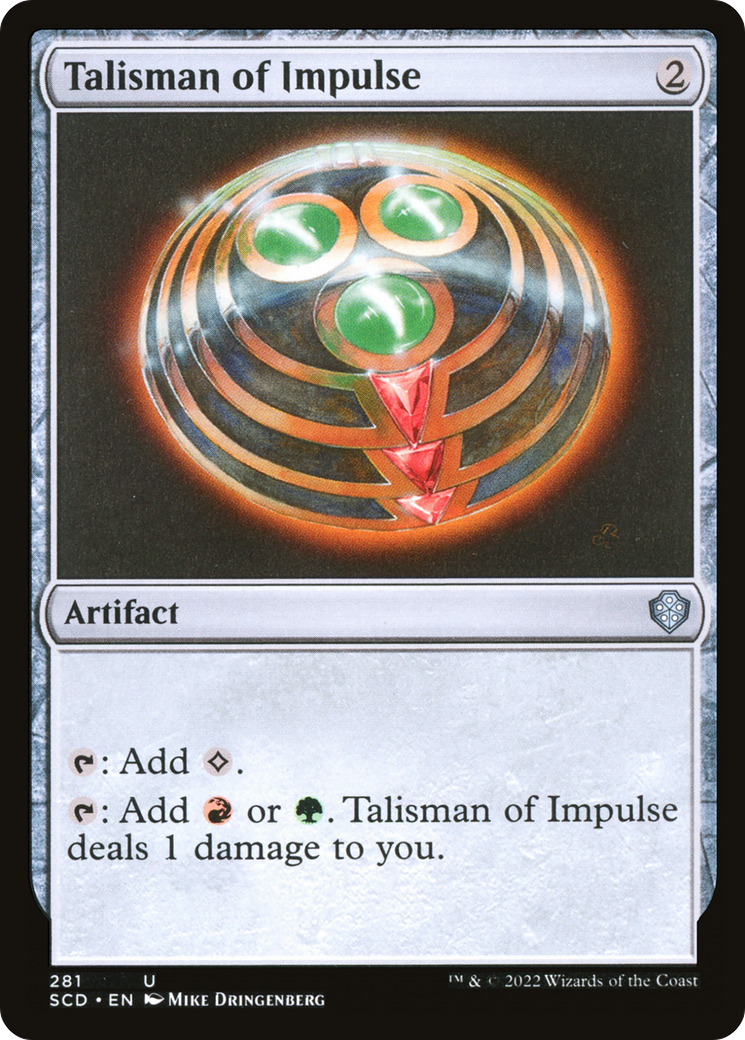 Talisman of Impulse [Starter Commander Decks] | Exor Games Truro