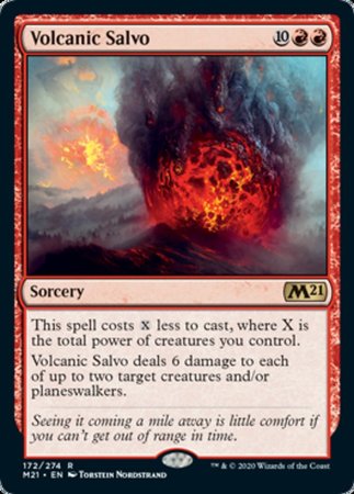 Volcanic Salvo [Core Set 2021] | Exor Games Truro