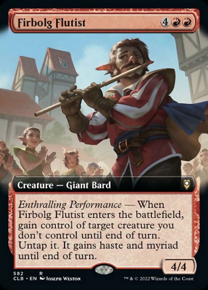 Firbolg Flutist (Extended Art) [Commander Legends: Battle for Baldur's Gate] | Exor Games Truro