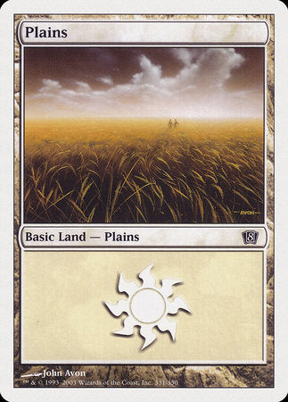 Plains (331) [Eighth Edition] | Exor Games Truro