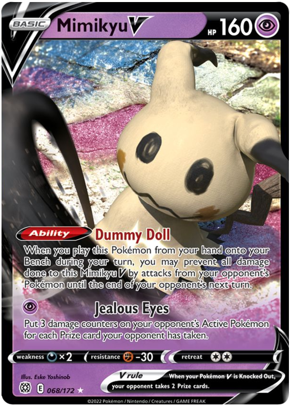 Mimikyu V (068/172) [Sword & Shield: Brilliant Stars] | Exor Games Truro