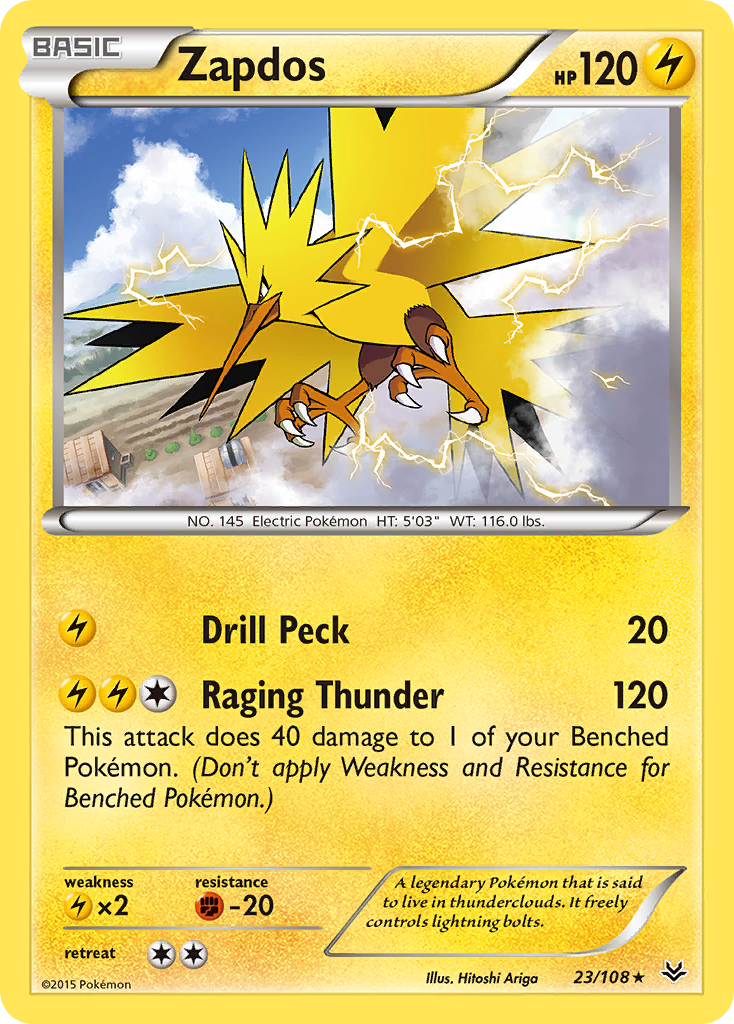 Zapdos (23/108) [XY: Roaring Skies] | Exor Games Truro