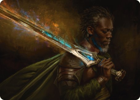 Anduril, Flame of the West Art Card [The Lord of the Rings: Tales of Middle-earth Art Series] | Exor Games Truro