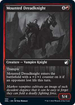 Mounted Dreadknight [Innistrad: Double Feature] | Exor Games Truro