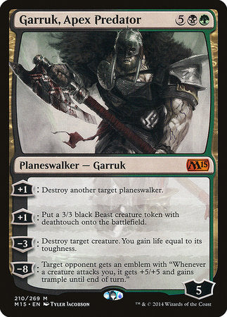 Garruk, Apex Predator [Magic 2015] | Exor Games Truro