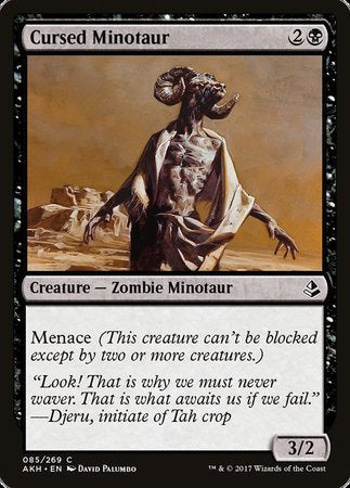 Cursed Minotaur [Amonkhet] | Exor Games Truro