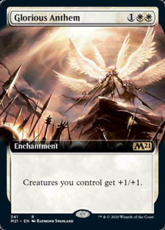 Glorious Anthem (Extended Art) [Core Set 2021] | Exor Games Truro