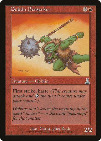 Goblin Berserker [Urza's Destiny] | Exor Games Truro