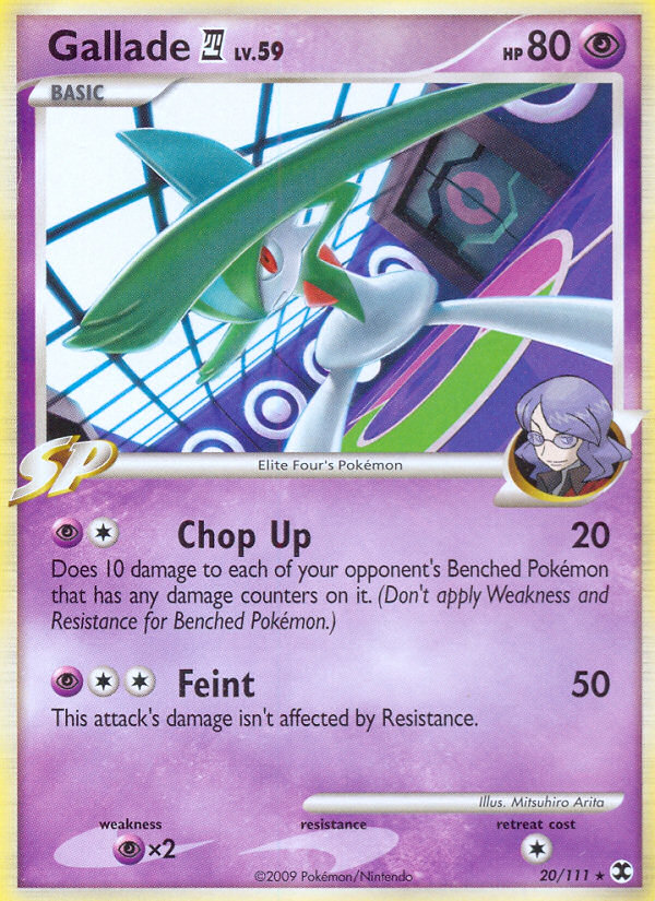 Gallade (20/111) [Platinum: Rising Rivals] | Exor Games Truro