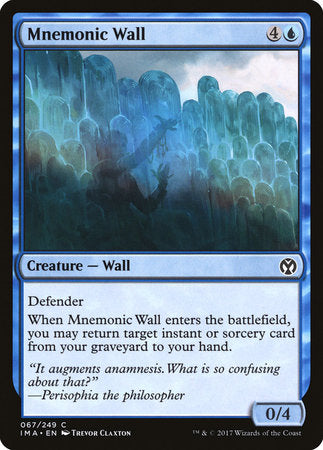 Mnemonic Wall [Iconic Masters] | Exor Games Truro
