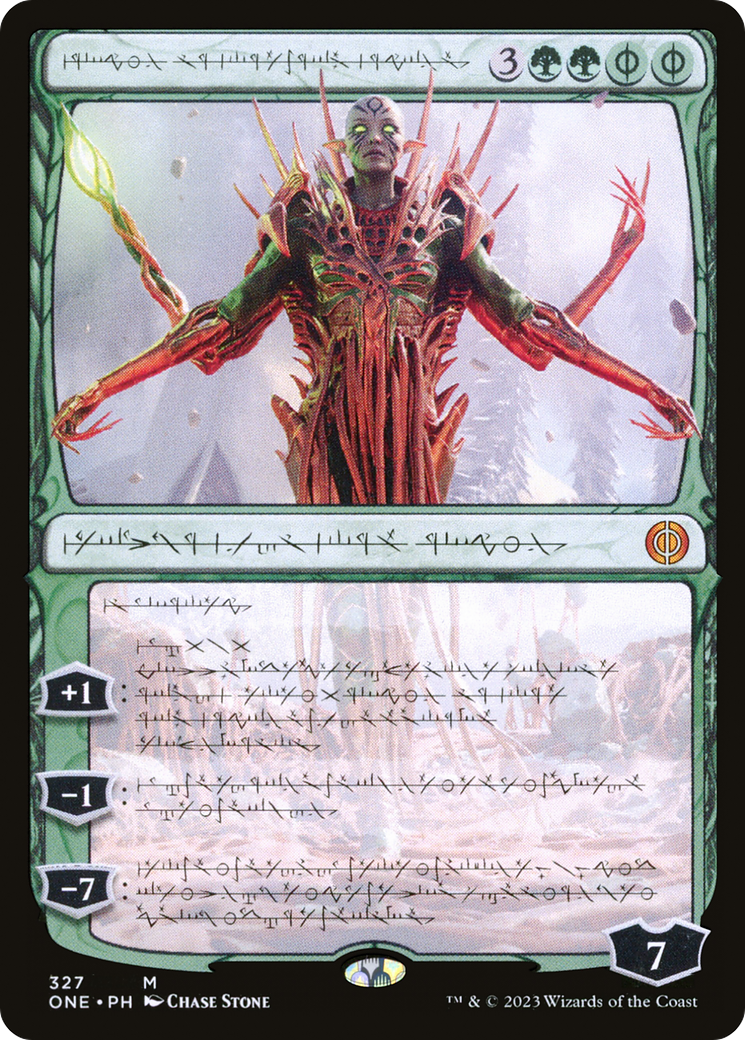 Nissa, Ascended Animist (Phyrexian) [Phyrexia: All Will Be One] | Exor Games Truro