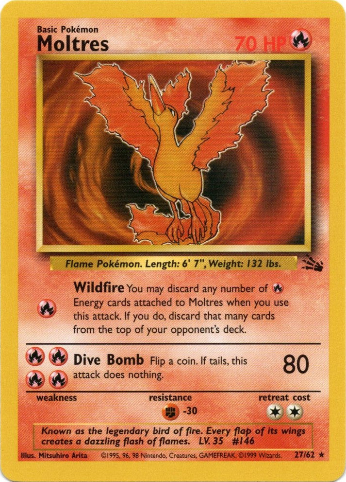 Moltres (27/62) [Fossil Unlimited] | Exor Games Truro