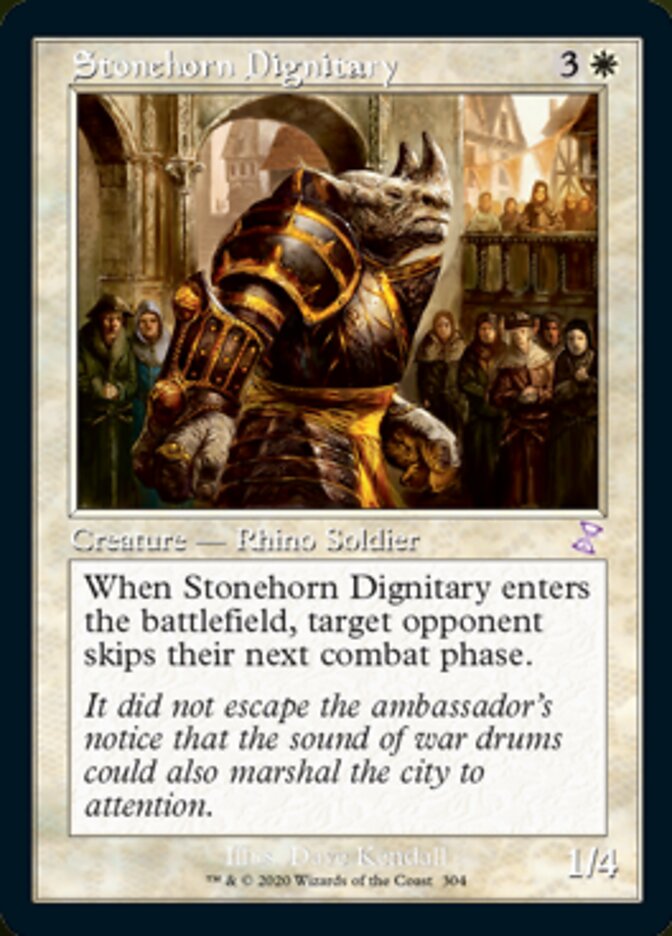 Stonehorn Dignitary (Timeshifted) [Time Spiral Remastered] | Exor Games Truro