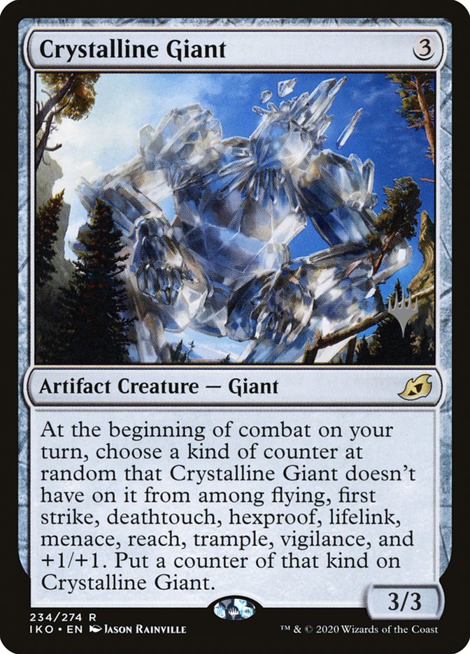 Crystalline Giant (Promo Pack) [Ikoria: Lair of Behemoths Promos] | Exor Games Truro