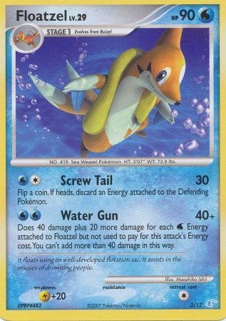 Floatzel (2/12) [Diamond & Pearl: Trainer Kit - Manaphy] | Exor Games Truro