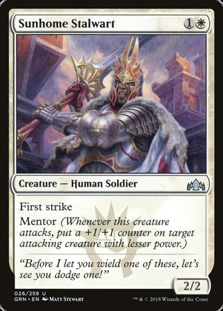 Sunhome Stalwart [Guilds of Ravnica] | Exor Games Truro