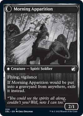 Mourning Patrol // Morning Apparition [Innistrad: Double Feature] | Exor Games Truro