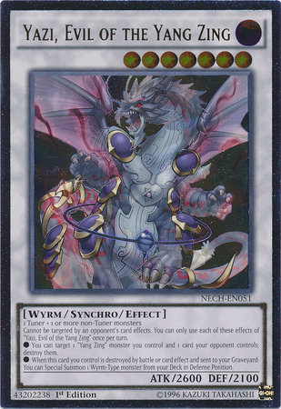 Yazi, Evil of the Yang Zing [NECH-EN051] Ultimate Rare | Exor Games Truro