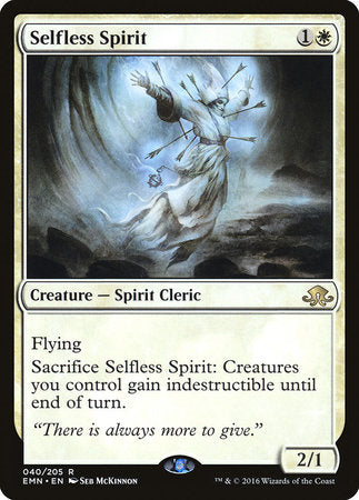 Selfless Spirit [Eldritch Moon] | Exor Games Truro