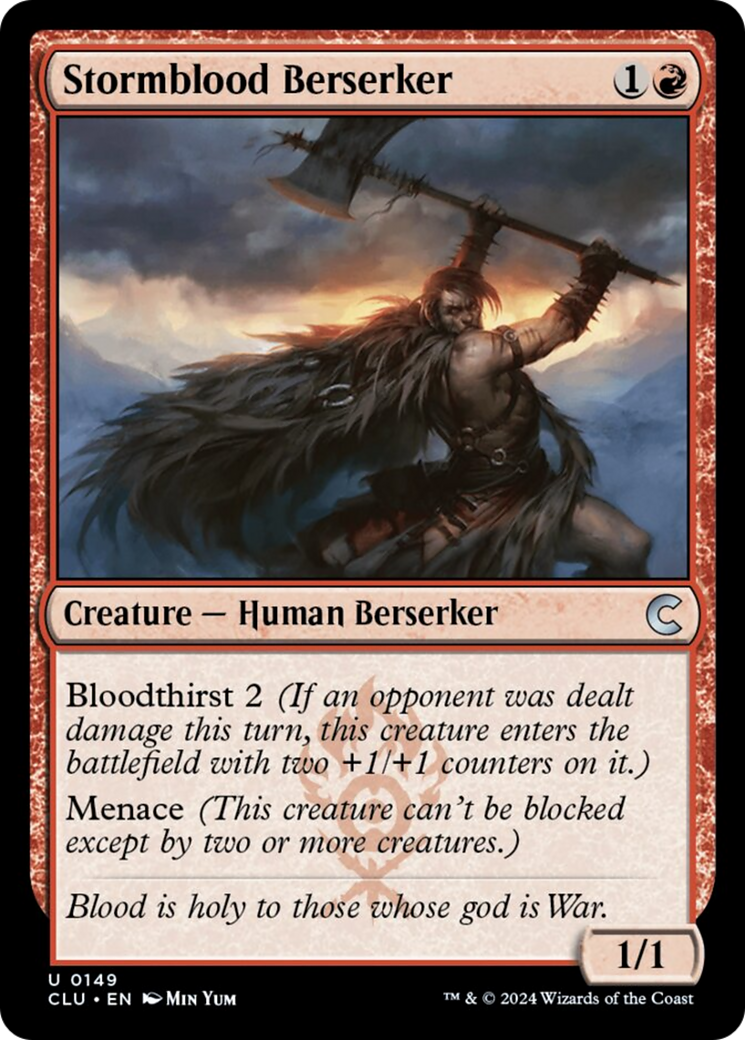 Stormblood Berserker [Ravnica: Clue Edition] | Exor Games Truro