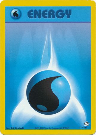 Water Energy (111/111) [Neo Genesis Unlimited] | Exor Games Truro