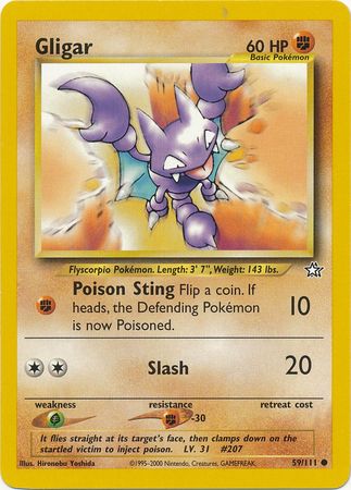 Gligar (59/111) [Neo Genesis Unlimited] | Exor Games Truro