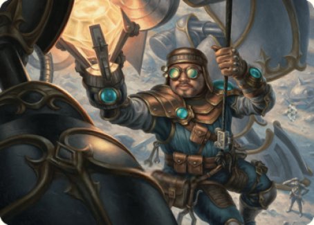 Powerstone Engineer Art Card [The Brothers' War Art Series] | Exor Games Truro