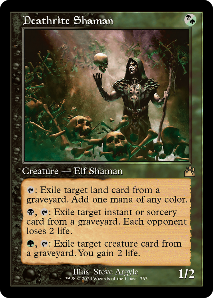 Deathrite Shaman (Retro Frame) [Ravnica Remastered] | Exor Games Truro