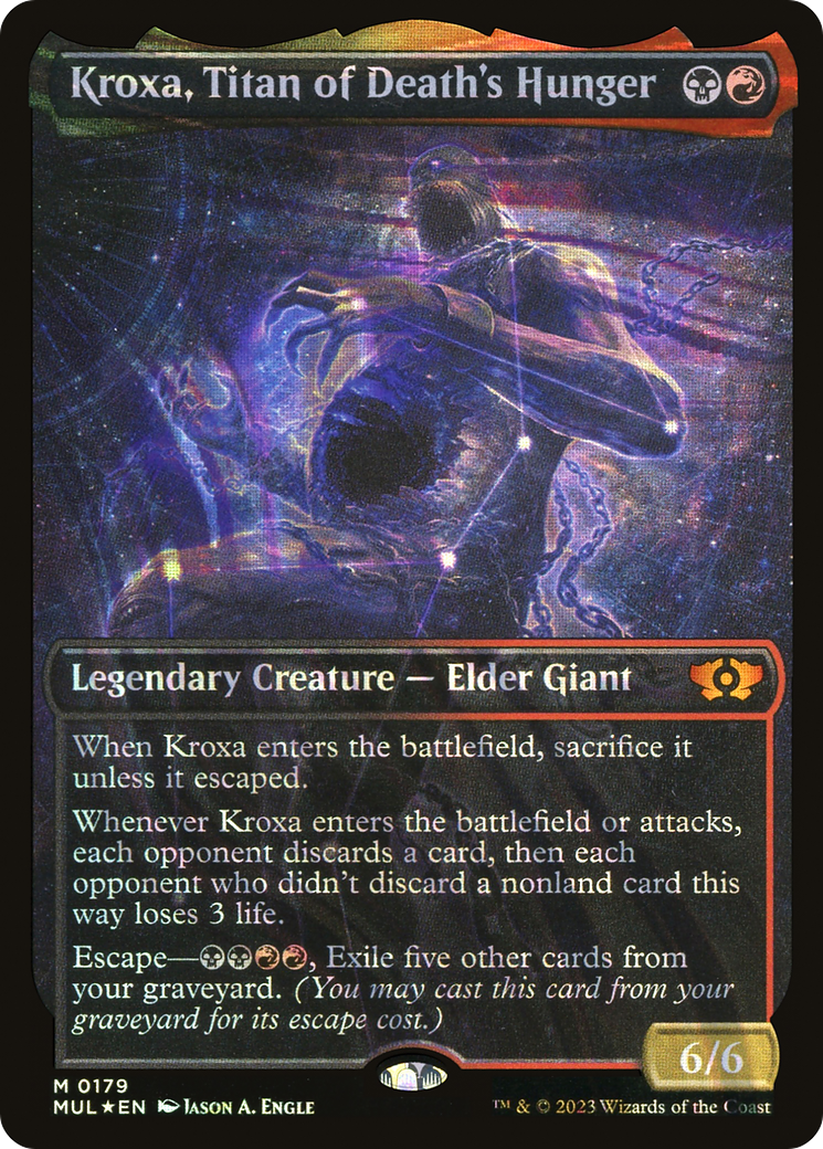 Kroxa, Titan of Death's Hunger (Halo Foil) [Multiverse Legends] | Exor Games Truro