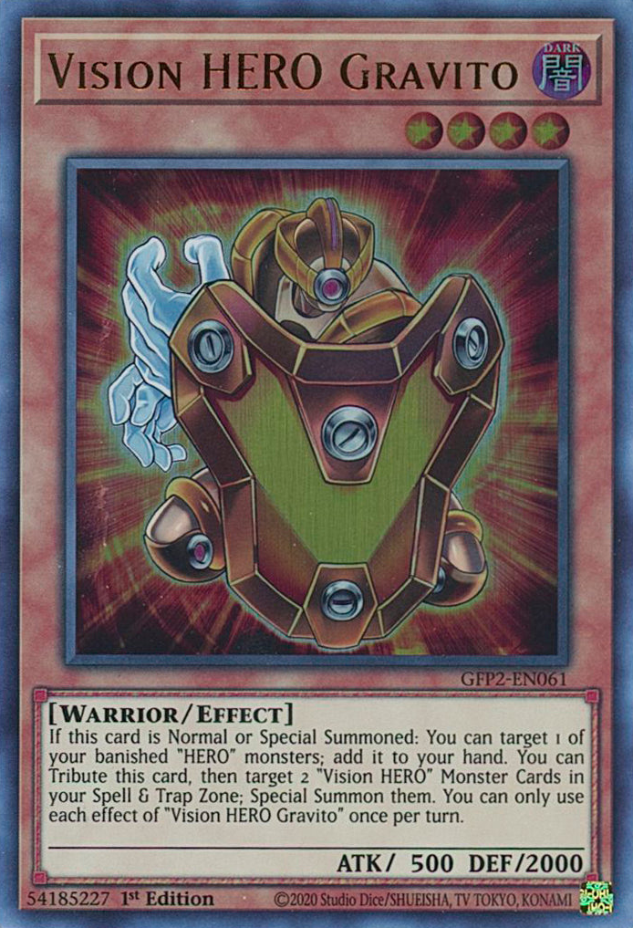 Vision HERO Gravito [GFP2-EN061] Ultra Rare | Exor Games Truro