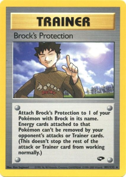 Brock's Protection (101/132) [Gym Challenge Unlimited] | Exor Games Truro