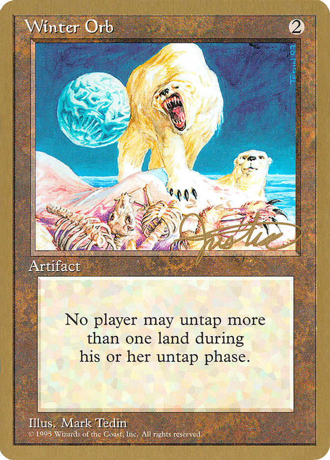 Winter Orb (Mark Justice) [Pro Tour Collector Set] | Exor Games Truro