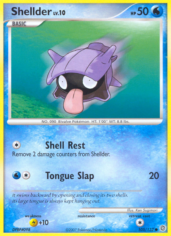 Shellder (105/132) [Diamond & Pearl: Secret Wonders] | Exor Games Truro