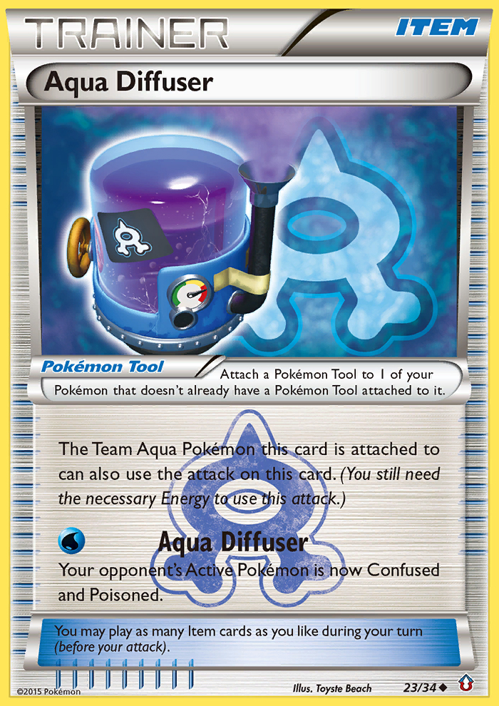 Aqua Diffuser (23/34) [XY: Double Crisis] | Exor Games Truro