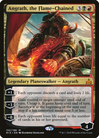 Angrath, the Flame-Chained [Rivals of Ixalan] | Exor Games Truro