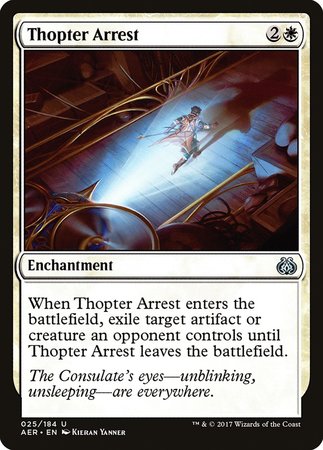 Thopter Arrest [Aether Revolt] | Exor Games Truro