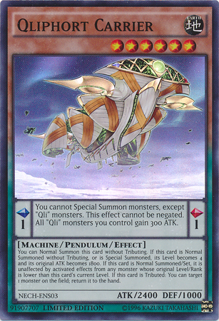 Qliphort Carrier (SE) [NECH-ENS03] Super Rare | Exor Games Truro