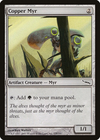 Copper Myr [Mirrodin] | Exor Games Truro