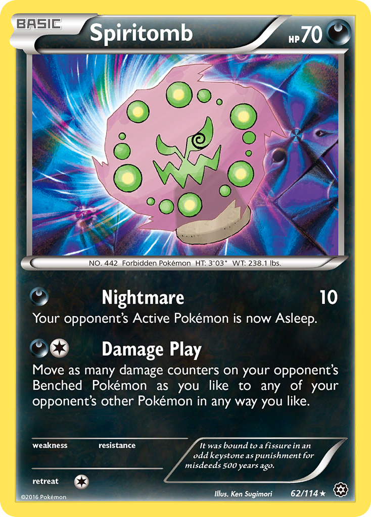 Spiritomb (62/114) [XY: Steam Siege] | Exor Games Truro