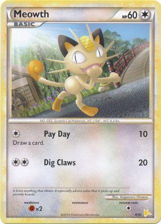 Meowth (4/30) [HeartGold & SoulSilver: Trainer Kit - Raichu] | Exor Games Truro