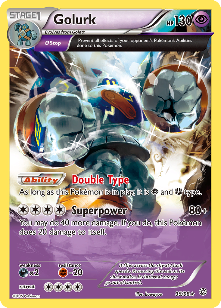 Golurk (35/98) [XY: Ancient Origins] | Exor Games Truro