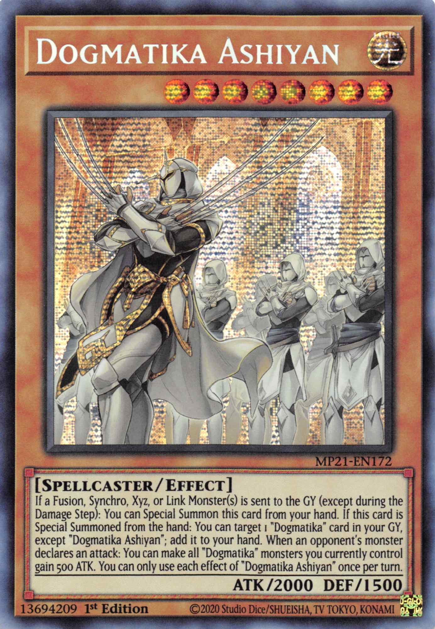 Dogmatika Ashiyan [MP21-EN172] Prismatic Secret Rare | Exor Games Truro