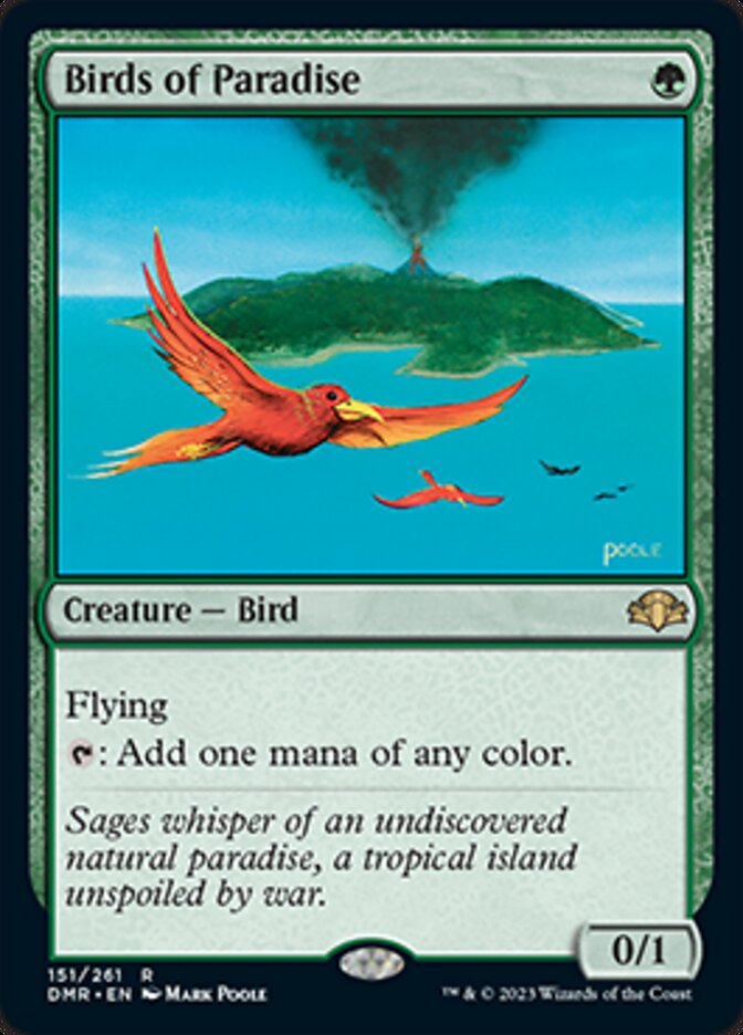 Birds of Paradise [Dominaria Remastered] | Exor Games Truro