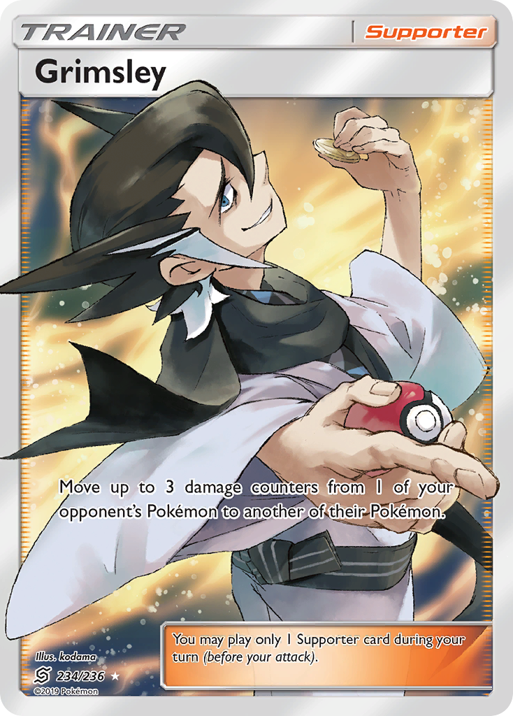 Grimsley (234/236) [Sun & Moon: Unified Minds] | Exor Games Truro