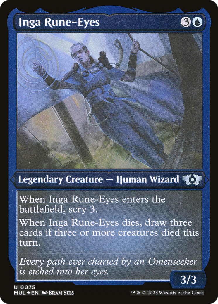 Inga Rune-Eyes (Foil Etched) [Multiverse Legends] | Exor Games Truro