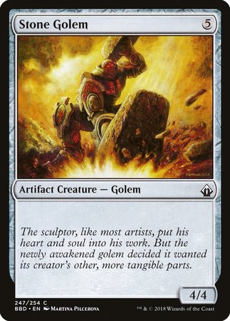 Stone Golem [Battlebond] | Exor Games Truro