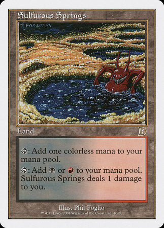 Sulfurous Springs [Deckmasters] | Exor Games Truro
