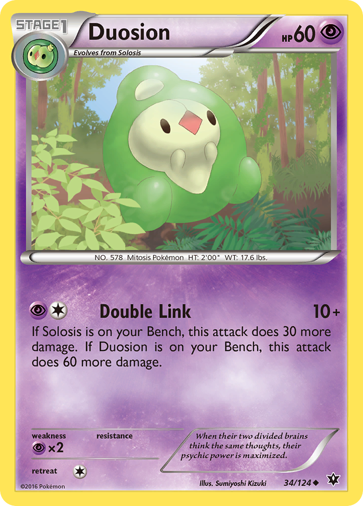 Duosion (34/124) [XY: Fates Collide] | Exor Games Truro