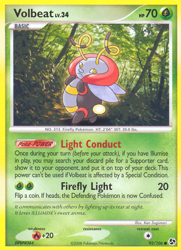Volbeat (92/106) [Diamond & Pearl: Great Encounters] | Exor Games Truro